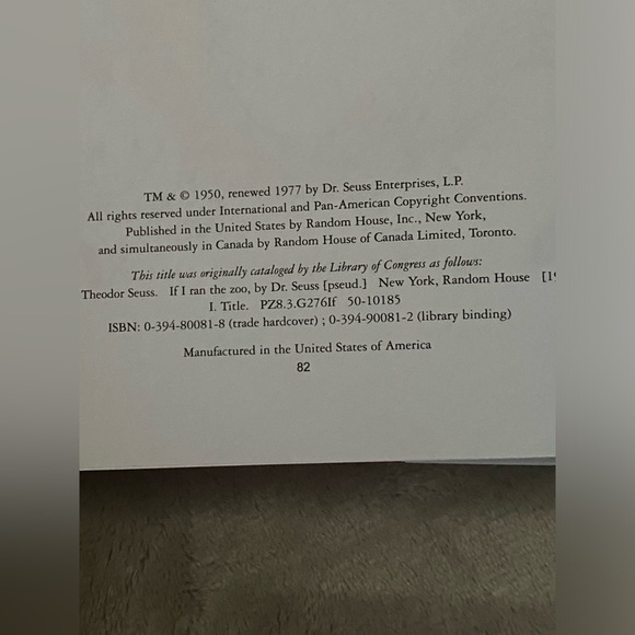 Dr.Seuss’s If I Ran The Zoo Hardback Book - Picture 3 of 6